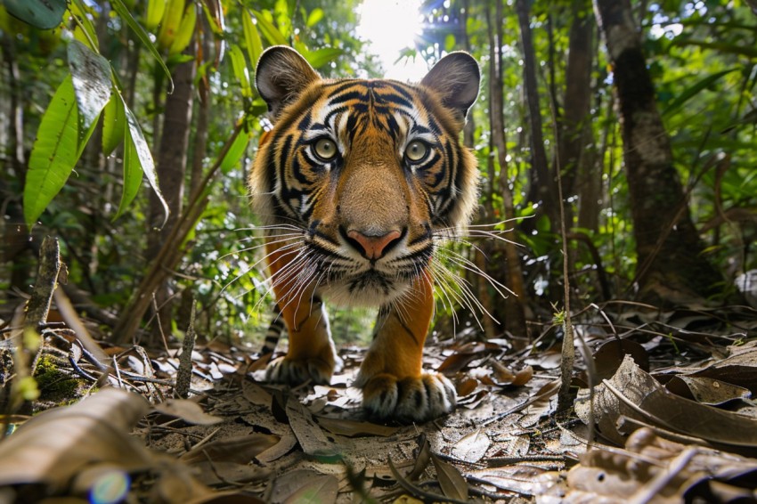 A Tiger In The Jungle Forest Wildlife Photography (27)