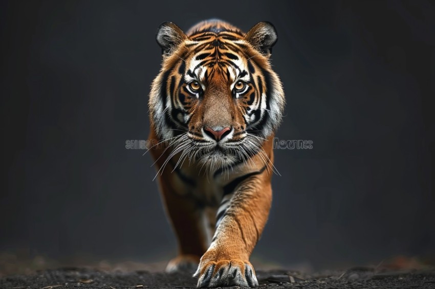 A Tiger Walking Through The Jungle Forest Wildlife Photography (48)