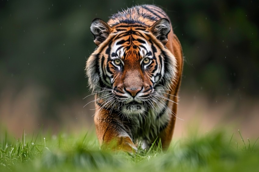 A Tiger Walking Through The Jungle Forest Wildlife Photography (45)