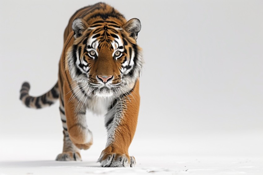 A Tiger Walking Through The Jungle Forest Wildlife Photography (92)