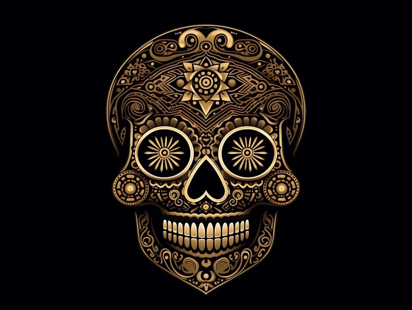 Skull Face Head Pop Art Vector Illustrations (55)