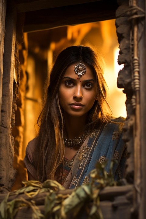 Indian Village Woman Portrait (9)
