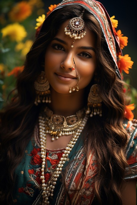Indian Village Woman Portrait (10)