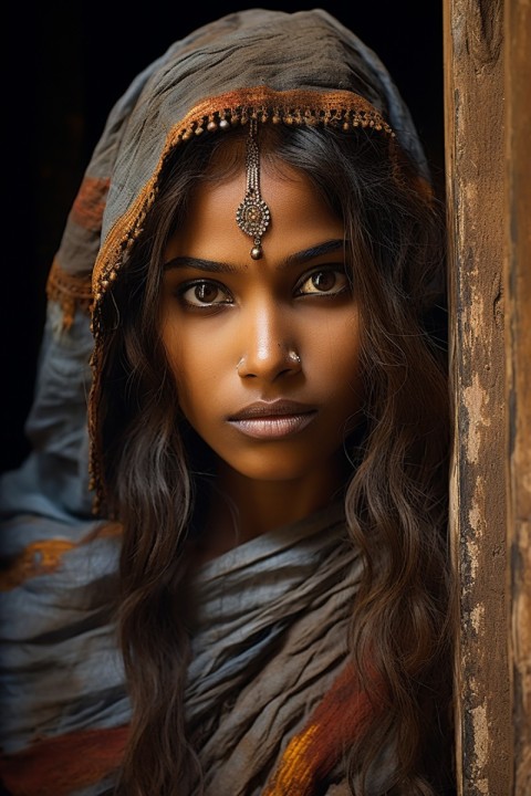 Indian Village Woman Portrait (13)
