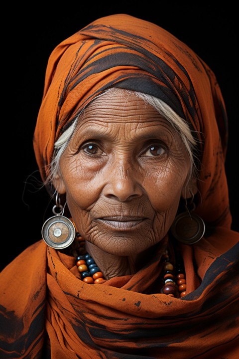 Indian Village Woman Portrait (46)