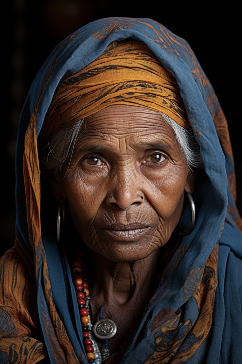 Indian Village Woman Portrait (37)