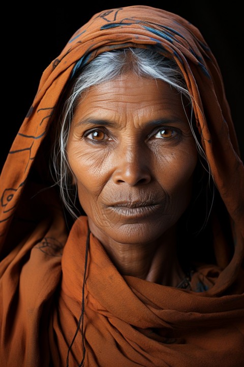 Indian Village Woman Portrait (43)