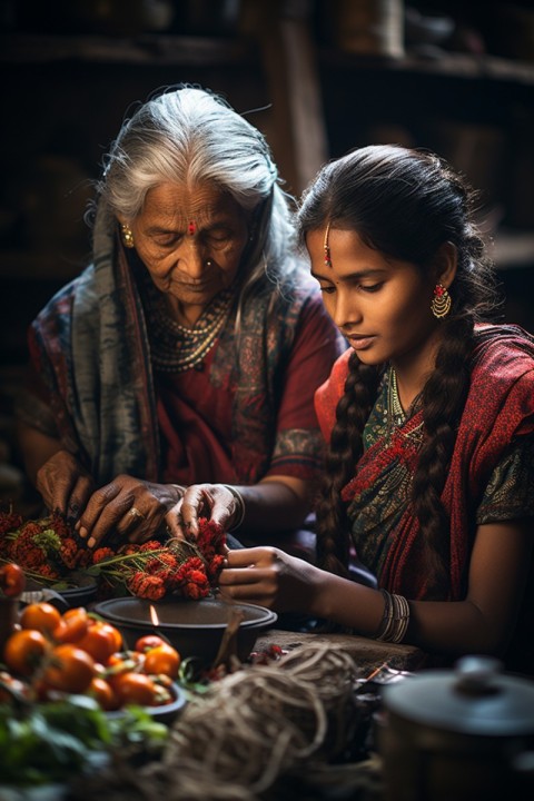 Indian Village Woman Portrait (51)