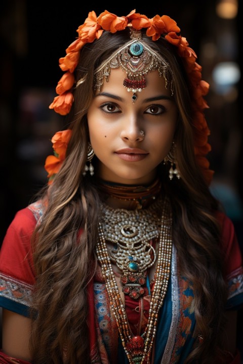Indian Village Woman Portrait (88)