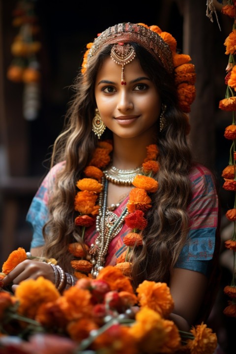Indian Village Woman Portrait (89)