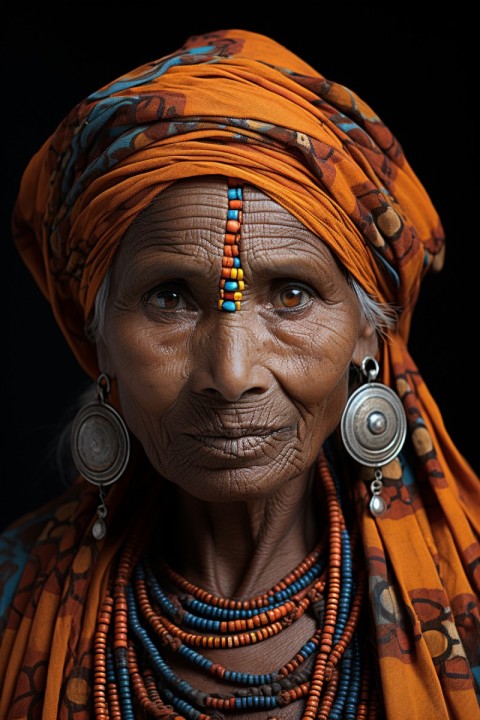 Indian Village Woman Portrait (55)