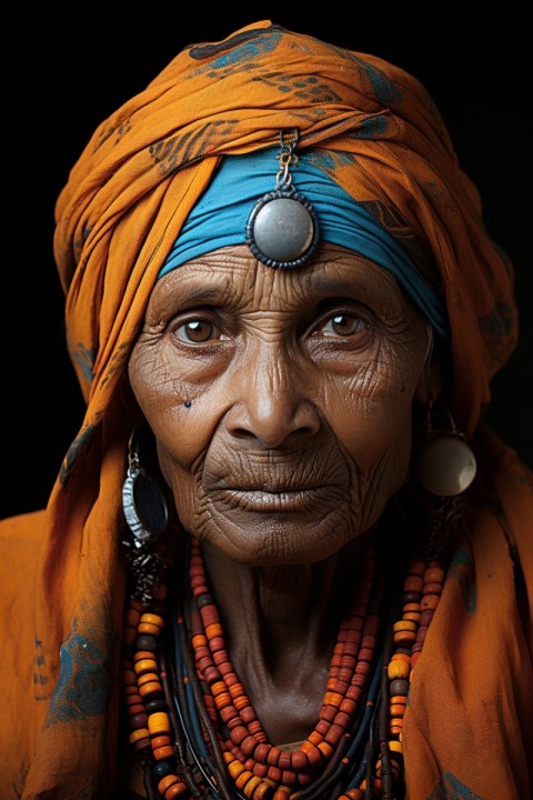 Indian Village Woman Portrait (54)