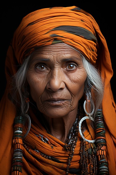 Indian Village Woman Portrait (60)