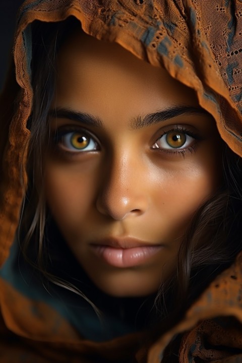 Indian Village Woman Portrait (103)
