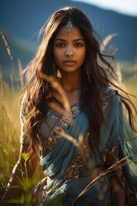 Indian Village Woman Portrait (129)