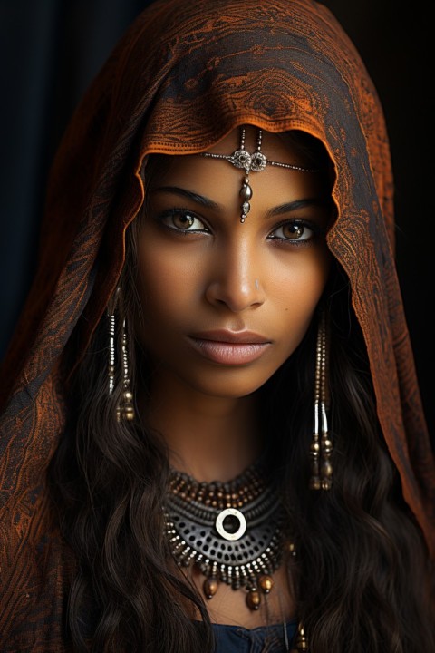 Indian Village Woman Portrait (111)