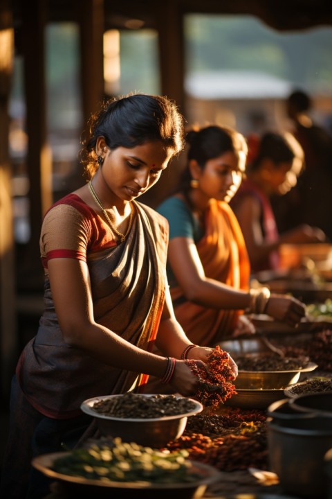 Indian Village Woman Portrait (149)