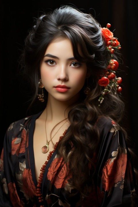 Beautiful Japanese Woman Portrait (120)