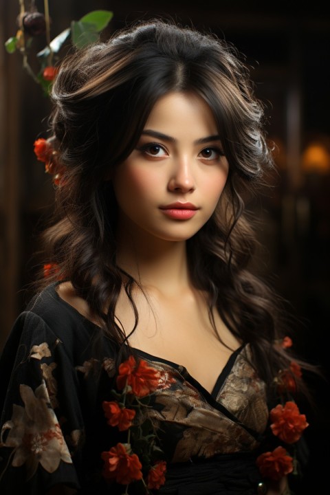 Beautiful Japanese Woman Portrait (197)