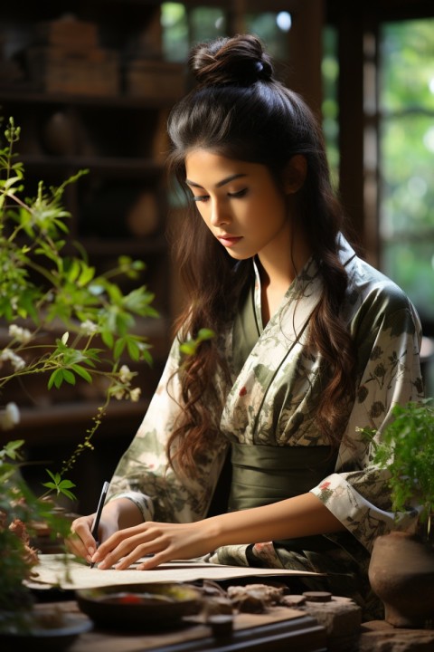 Beautiful Japanese Woman Portrait (321)