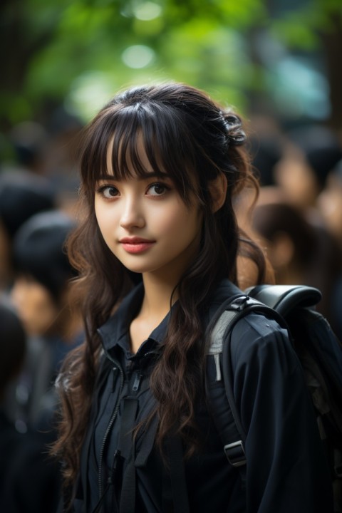 Beautiful Japanese School Girl (35)