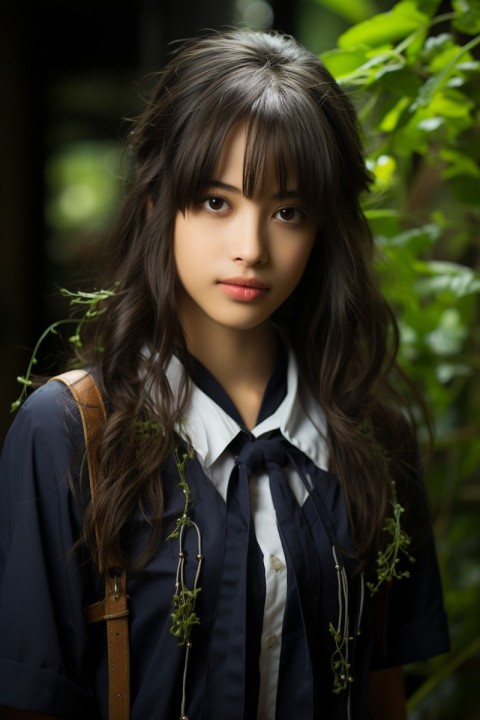 Beautiful Japanese School Girl (15)