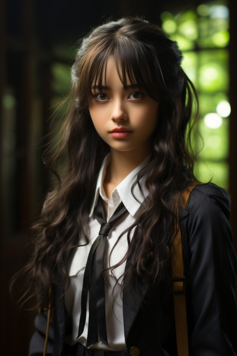 Beautiful Japanese School Girl (7)