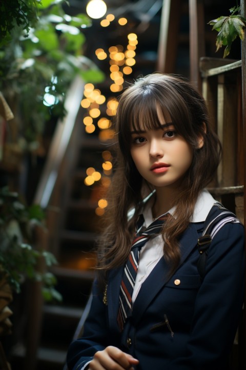 Beautiful Japanese School Girl (43)