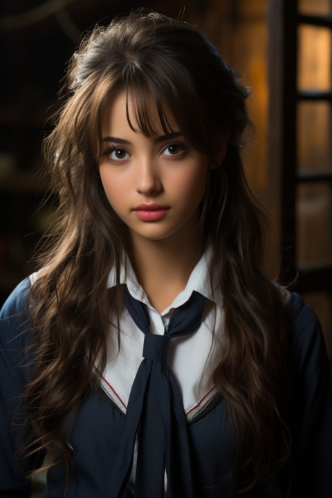 Beautiful Japanese School Girl (19)