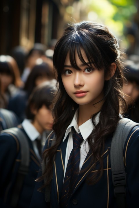 Beautiful Japanese School Girl (36)