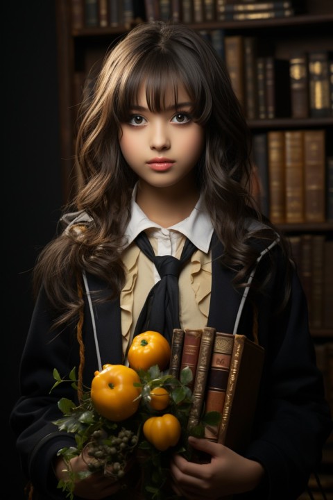 Beautiful Japanese School Girl (40)