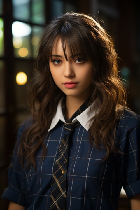 Beautiful Japanese School Girl (83)