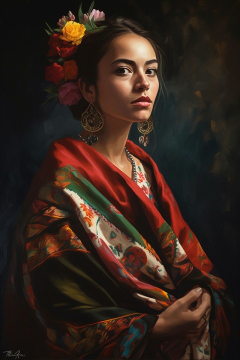 Mexican Women Culture Fashion Art (180)