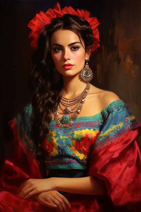 Mexican Women Culture Fashion Art (263)