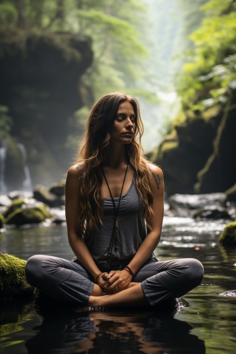 Woman Practicing Yoga (276)