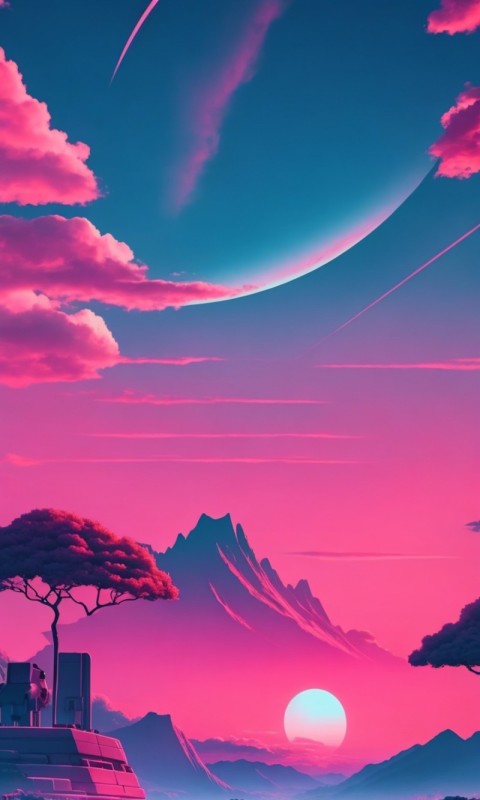 Beautiful Sky Cloud Aesthetic Wallpaper Mobile Background (87)