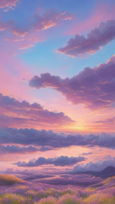 Beautiful Sky Cloud Aesthetic Wallpaper Mobile Background (12)