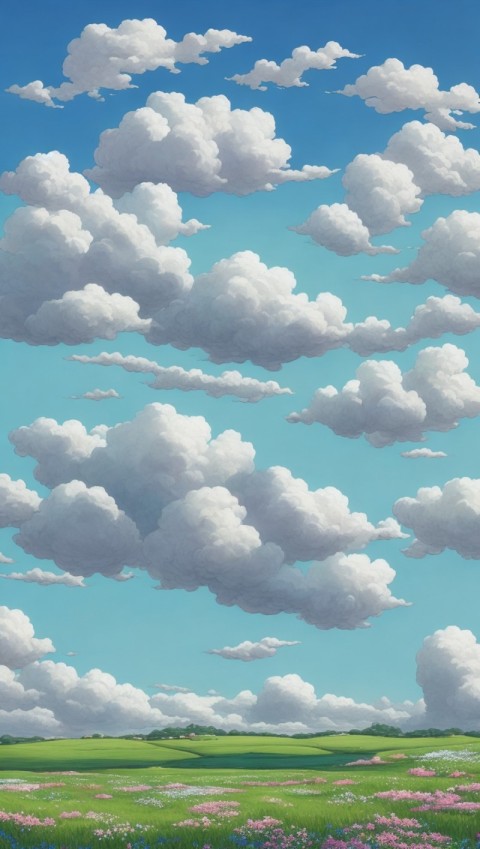 Beautiful Sky Cloud Aesthetic Wallpaper Mobile Background (55)
