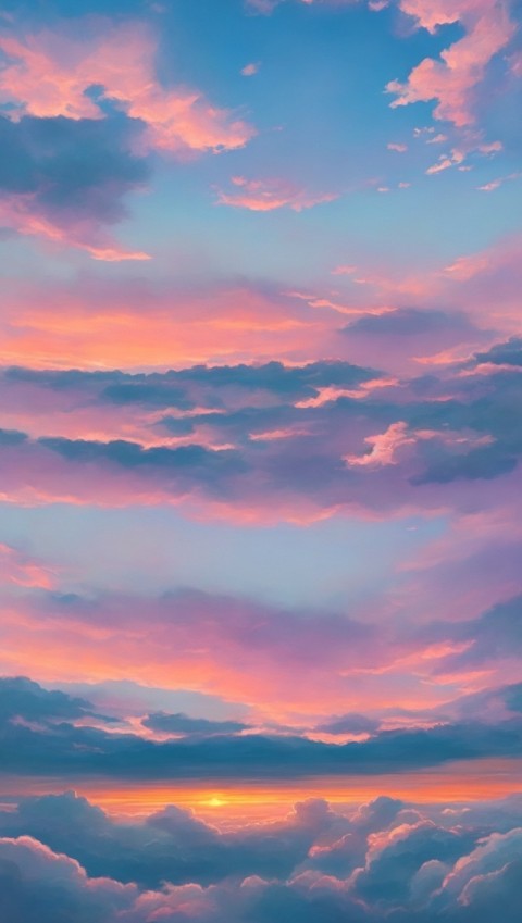 Beautiful Sky Cloud Aesthetic Wallpaper Mobile Background (65)