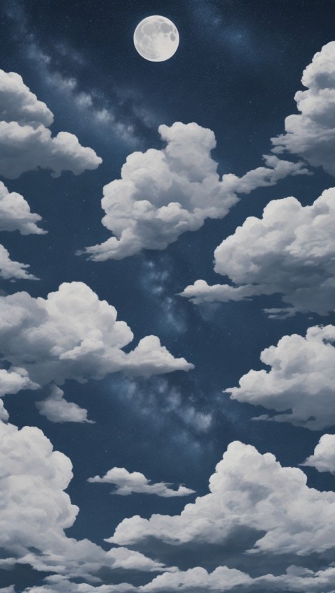 Beautiful Sky Cloud Aesthetic Wallpaper Mobile Background (72)