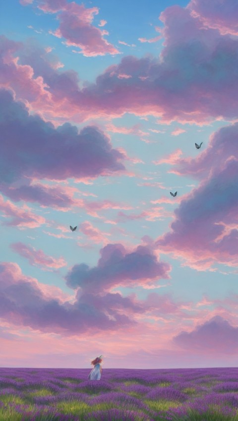 Beautiful Sky Cloud Aesthetic Wallpaper Mobile Background (50)