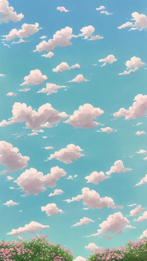 Beautiful Sky Cloud Aesthetic Wallpaper Mobile Background (49)