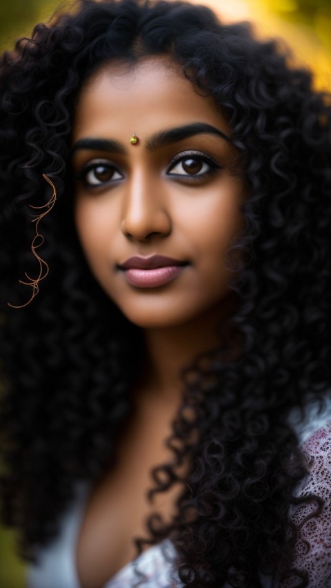 AI Generated women curly hair (20)
