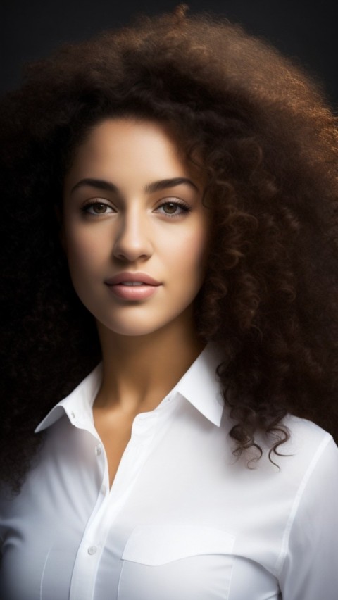 AI Generated women curly hair (12)