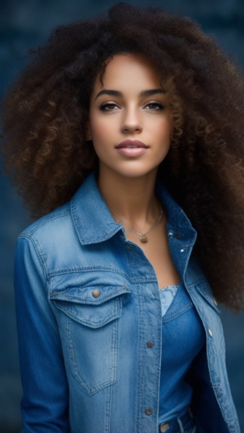 AI Generated women curly hair (10)