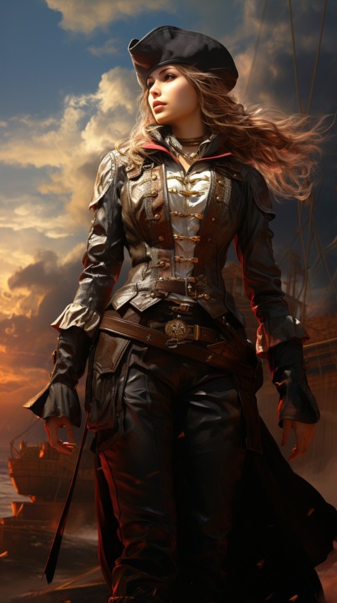 Female Pirate Captain Portrait (74)
