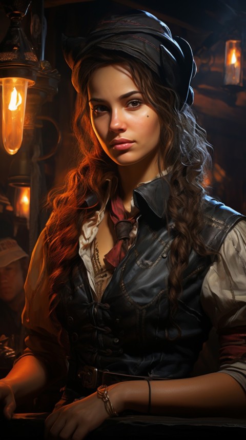 Female Pirate Captain Portrait (106)