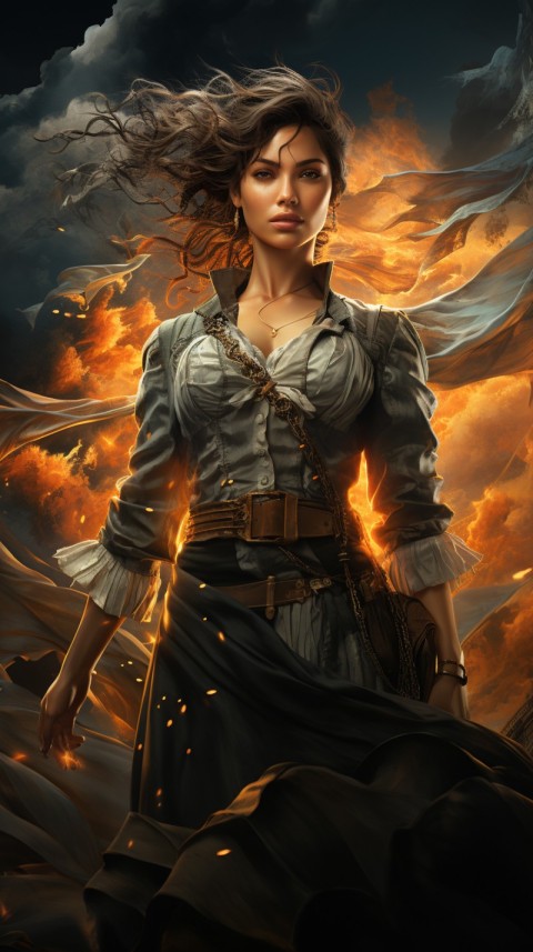 Female Pirate Captain Portrait (103)