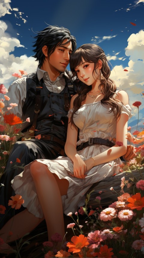 Cute Anime Couple Aesthetic  Romantic (14)
