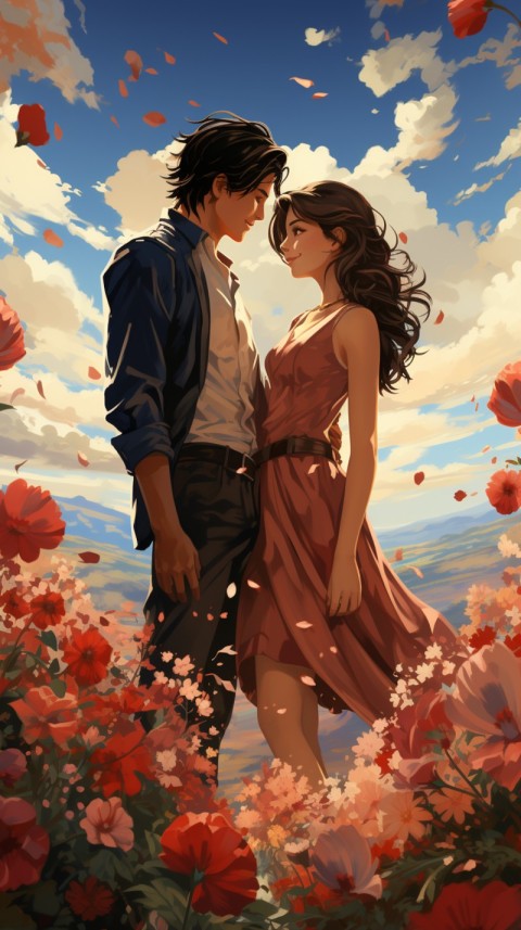 Cute Anime Couple Aesthetic  Romantic (16)